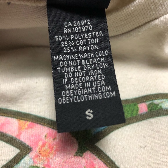 OBEY floral crewneck - Picture 2 of 4